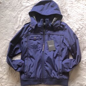 NWT Baubax Women’s Bomber Travel Jacket, Navy sz M